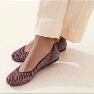 New!! Free Shipping!! Rothy’s The Flat Desert Metallic Size 9